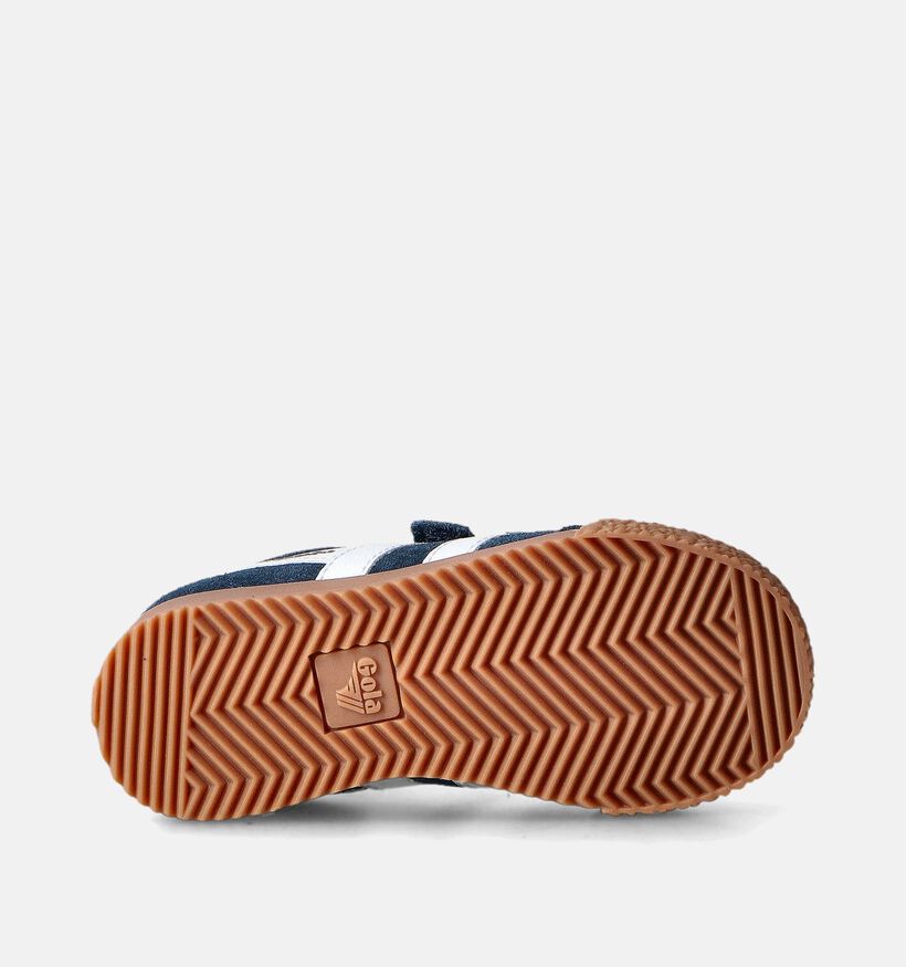 Gola 192 Harrier Strap Baskets en Bleu pour filles, garçons (352950) - pour semelles orthopédiques