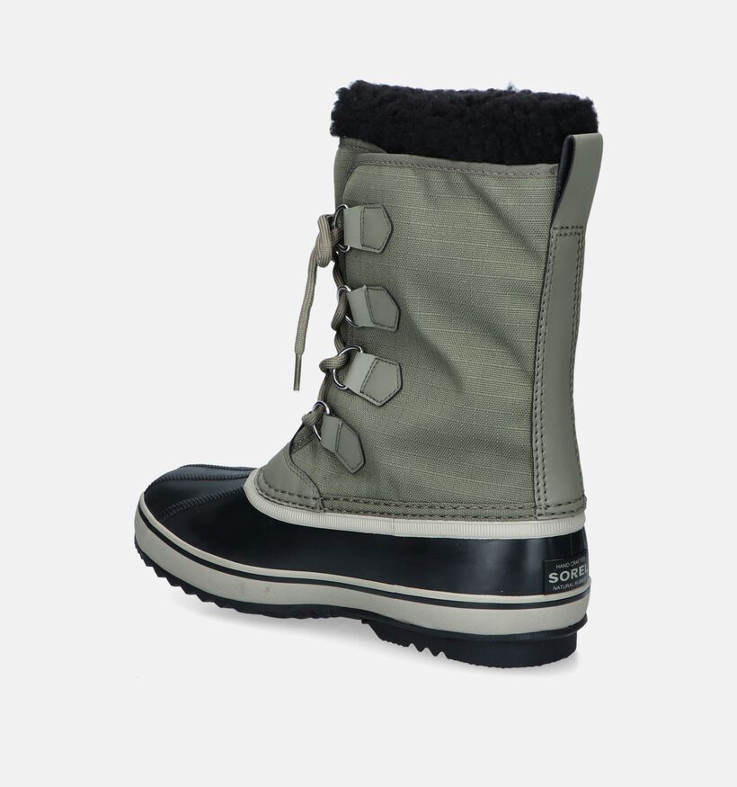 Sorel Pac Nylon WP Bottes de neige en Vert kaki pour hommes (344838)