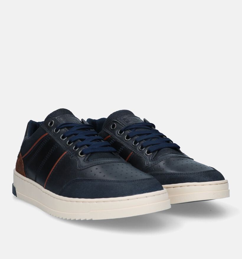 Bullboxer Chaussures à lacets en Bleu pour hommes (328911) - pour semelles orthopédiques