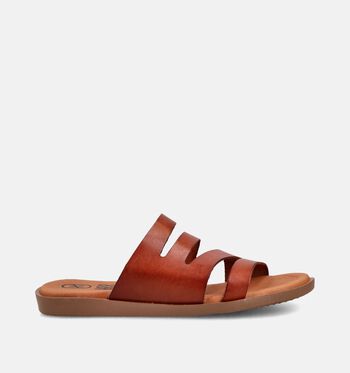 Hee Slippers Cognac
