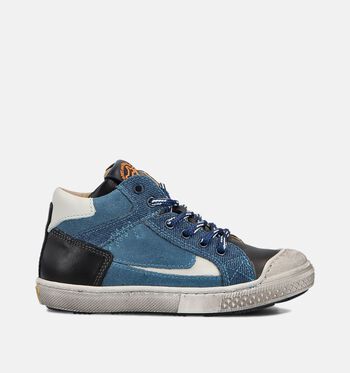 STONES and BONES Baskets Marron/Bleu/Gris