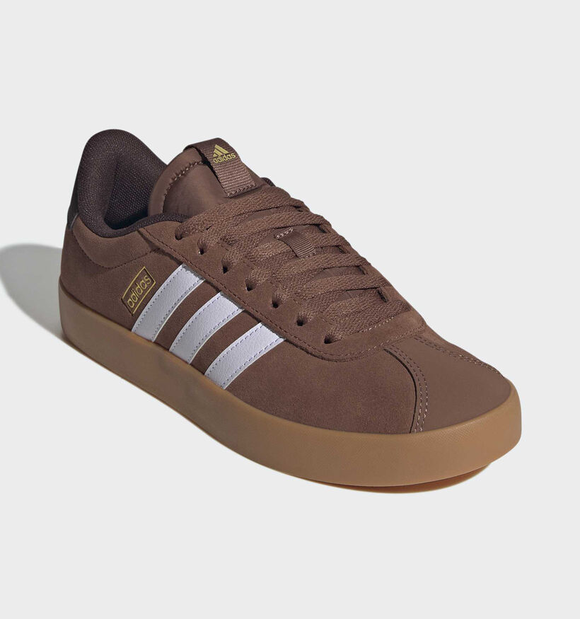 adidas VL Court 3.0 Bruine Sneakers voor dames (375345)