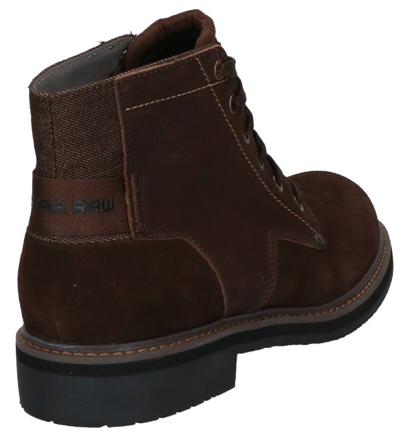 G-Star Garber Derby Boots Bruin in daim (257714)