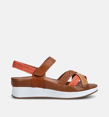 Piesanto Sandalen Cognac/Bruin