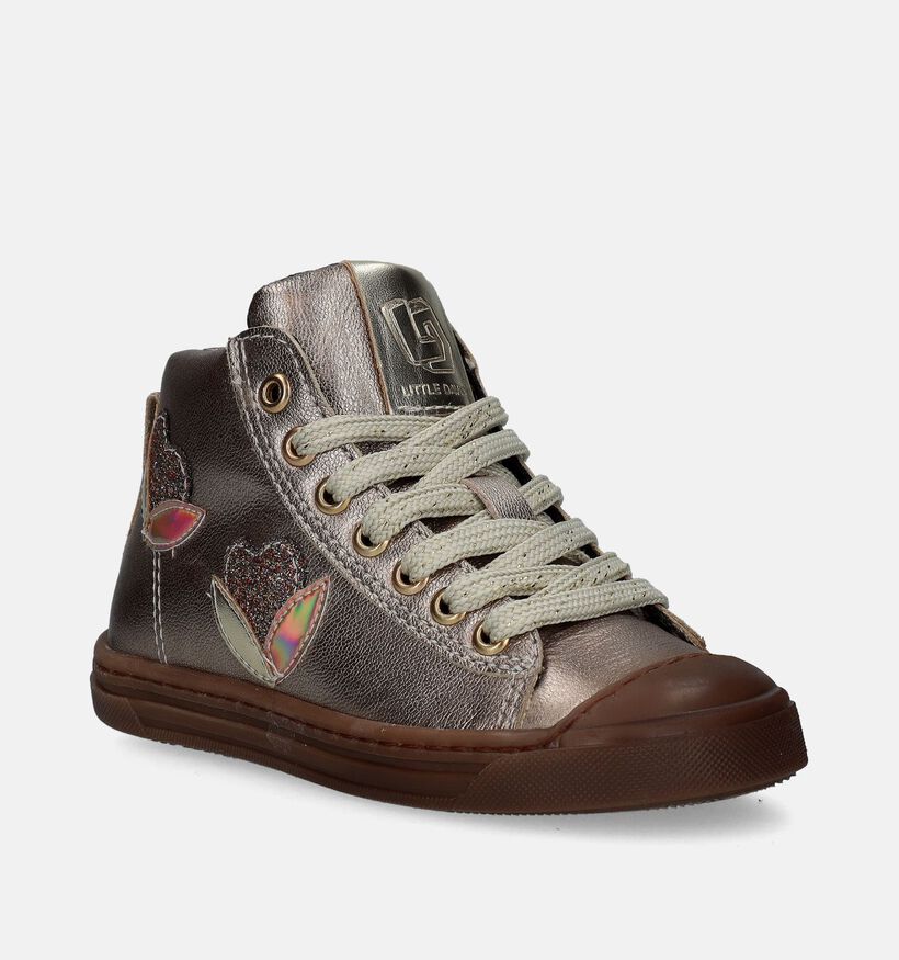 Little David Paloma Chaussures pour bébé en Or pour filles (349376) - pour semelles orthopédiques