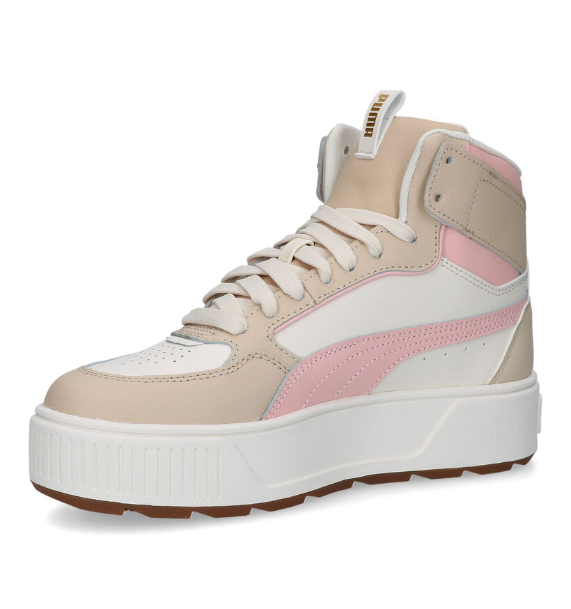 Puma Karmen Rebelle Mid Beige Sneakers voor dames (318651) - geschikt voor steunzolen