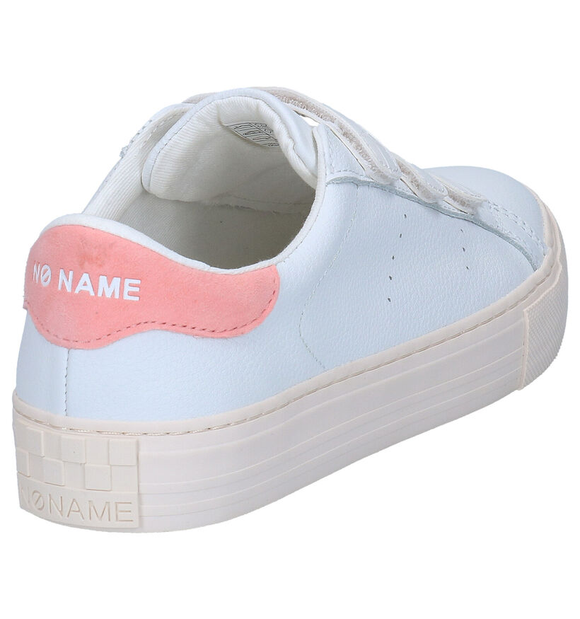 No Name Arcade Straps Witte Sneakers in kunstleer (290004)