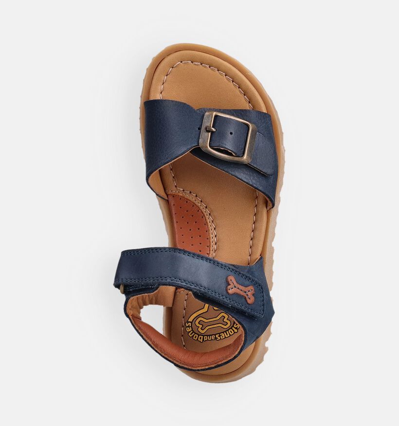 STONES and BONES Lotus Donkerblauwe Sandalen voor jongens (369649)