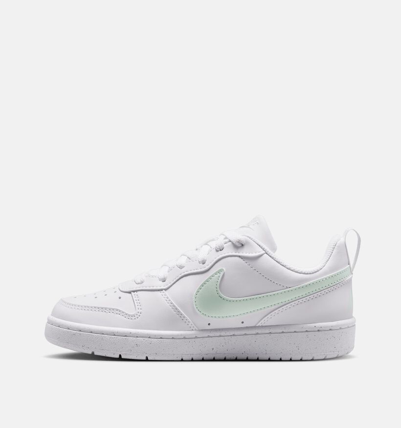 Nike Court Borough Low Witte Sneakers voor meisjes (373420) - geschikt voor steunzolen