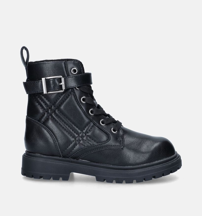 Milo & Mila Bottines robustes en Noir pour filles (346918) - pour semelles orthopédiques