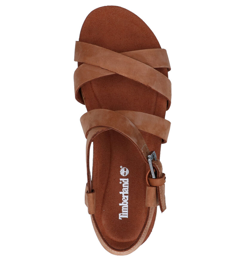 Timberland Malibu Waves Sandales en Cognac en nubuck (267378)