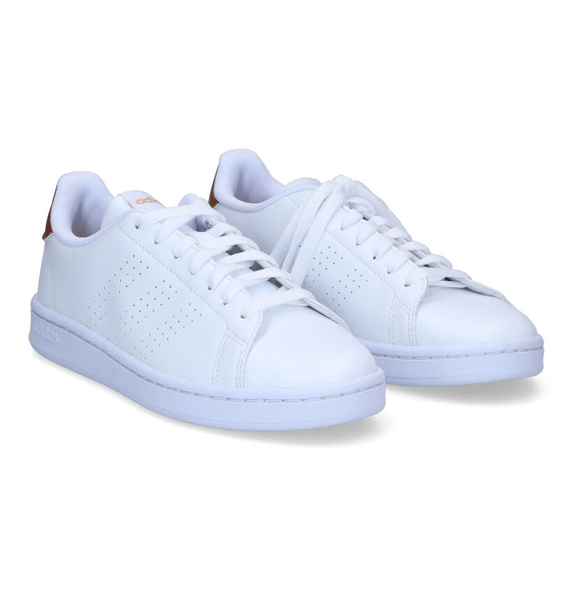 adidas Advantage Baskets en Blanc pour femmes (341435)