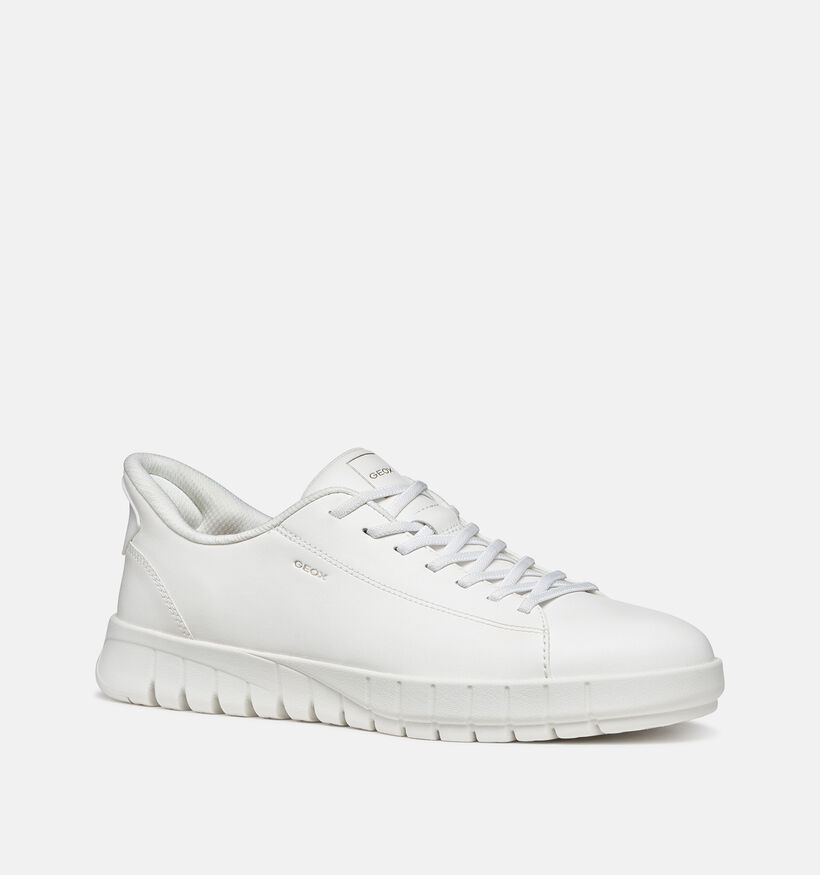 Geox Flextride Plus Slip-ons en Blanc pour hommes (368011) - pour semelles orthop&eacute;diques