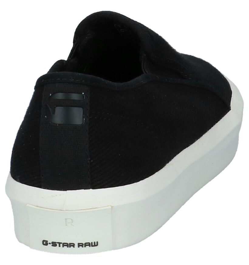 G-Star Chaussures slip-on en Noir en textile (211653)