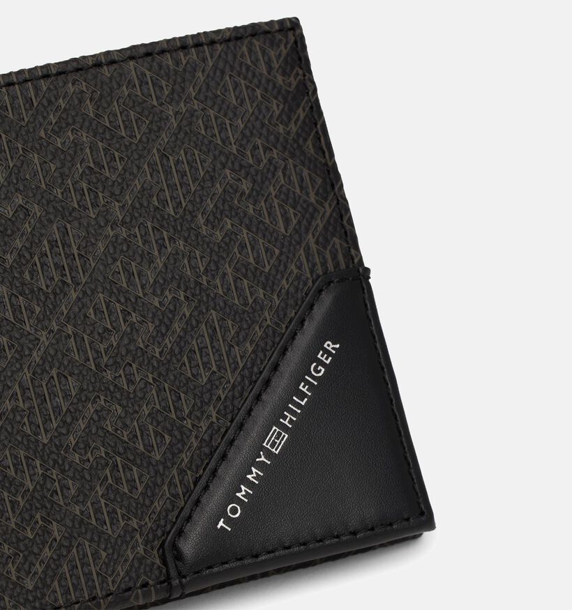 Tommy Hilfiger Monogram Zwarte Portefeuille voor heren (346651)