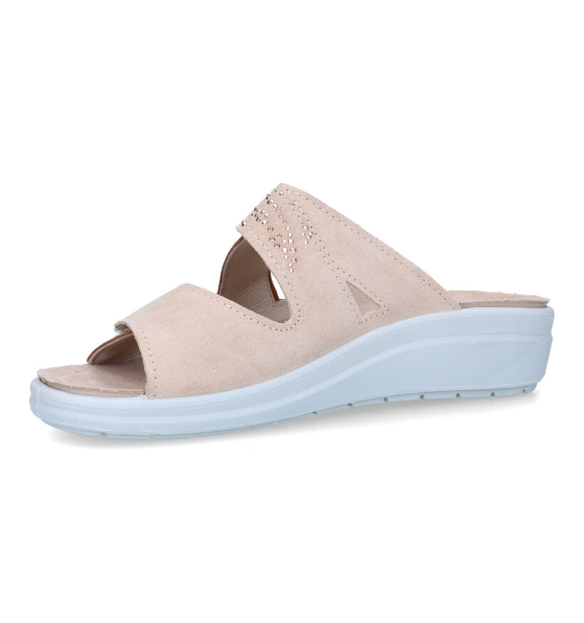 Comfort Plus Nu-pieds compensées en Or pour femmes (342246) - pour semelles orthopédiques