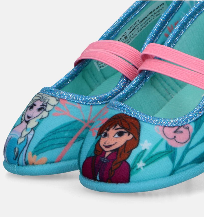 Frozen Elsa Pantoufles en Bleu pour filles (341580)