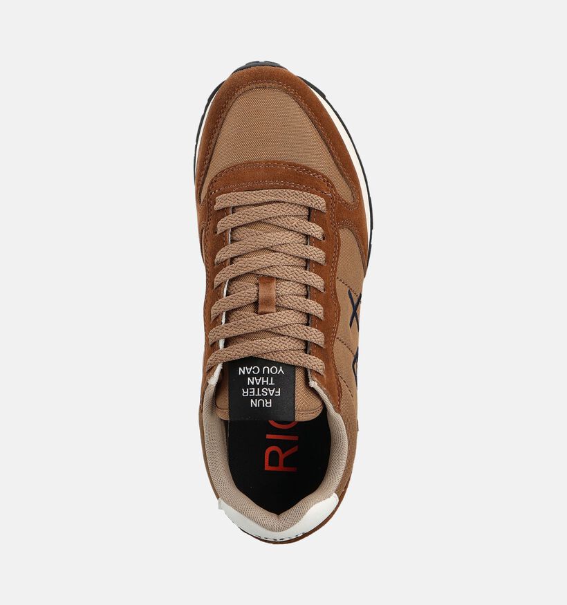 Sun68 Tom Solid Bruine Sneakers voor heren (361797) - geschikt voor steunzolen