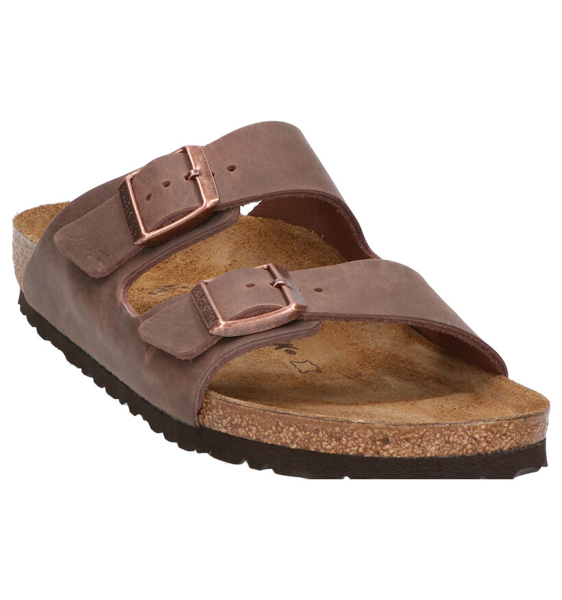 Birkenstock Arizona Bruine Slippers voor heren (322411)