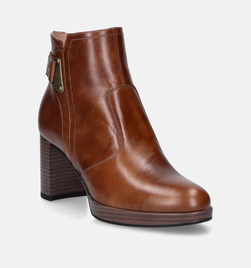 NeroGiardini Bottines avec talon carré en Noir pour femmes (345555)