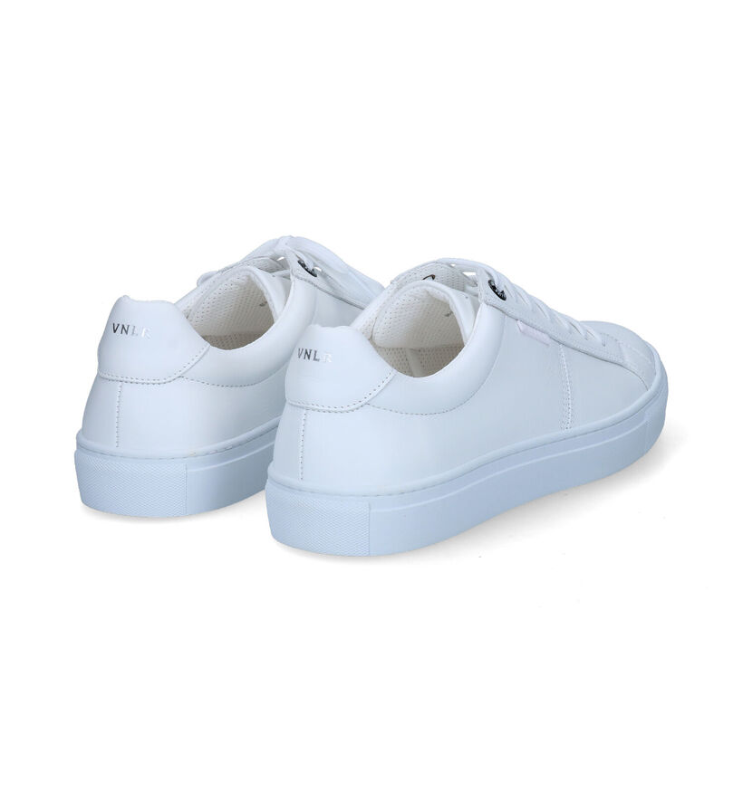 Van Lier Witte Veterschoenen in leer (307838)