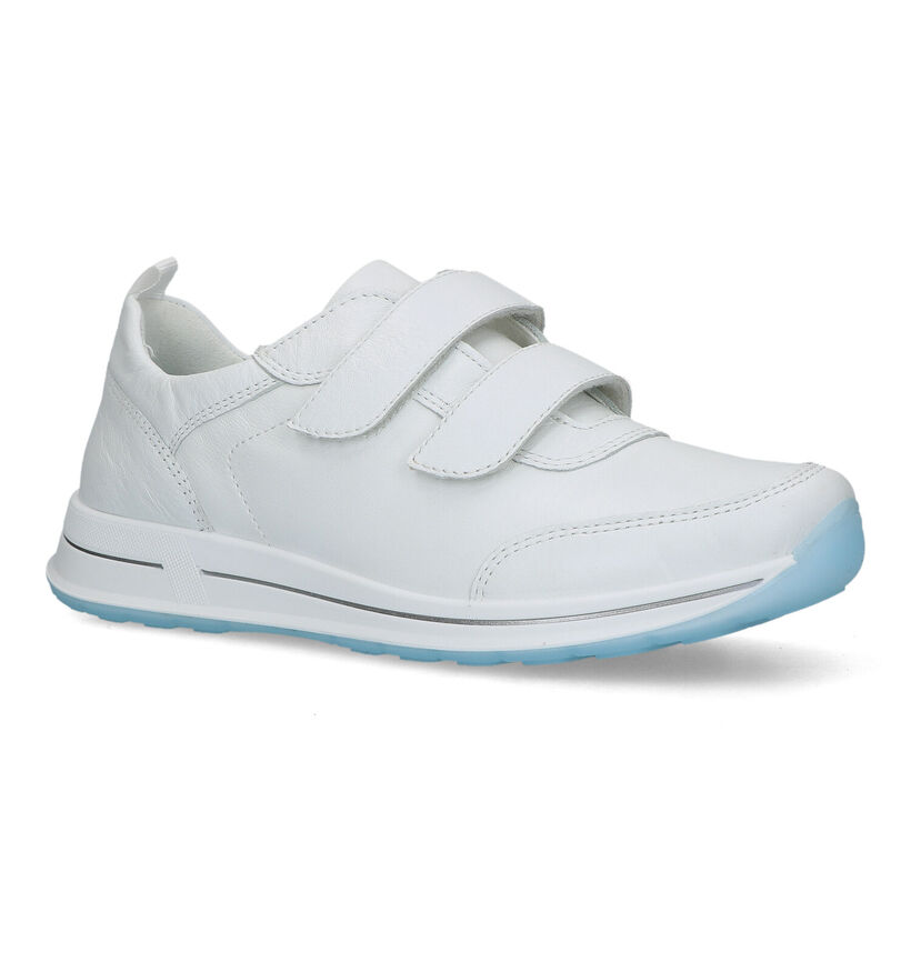 Ara Osaka 2.0 Witte Velcroschoenen voor dames (321902) - geschikt voor steunzolen