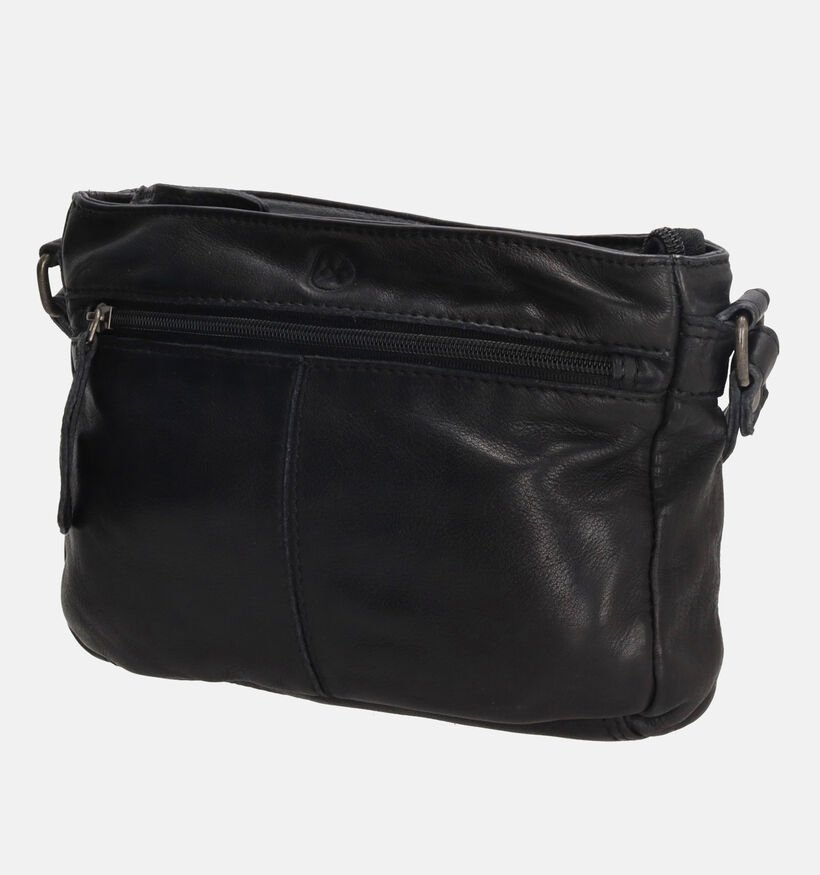 Hide & Stitches Zwarte Crossbody tas voor dames (358985)