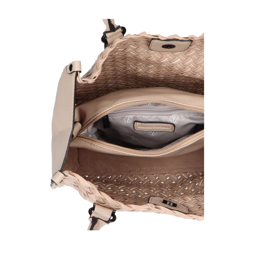 Emily & Noah Francis Beige Handtas in kunstleer (299598)