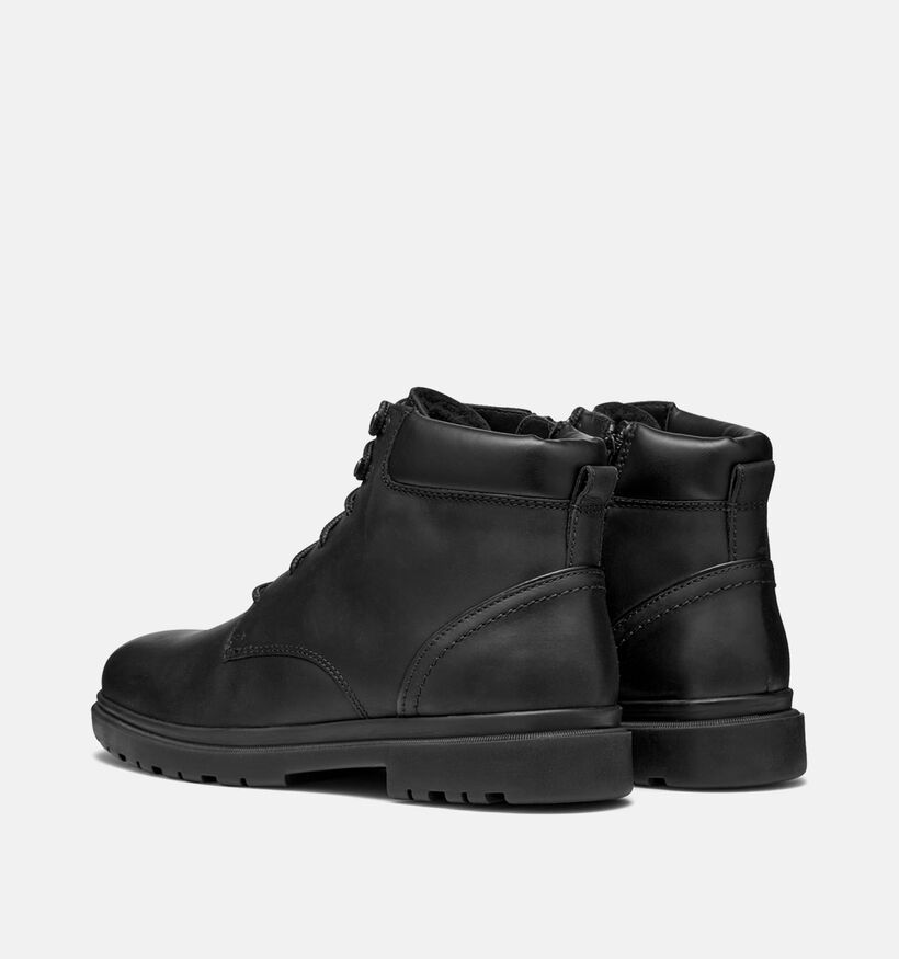 Geox Andalo Zwarte Veterboots voor heren (360098) - geschikt voor steunzolen