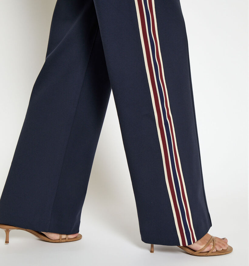Minus Marabella Donkerblauwe Geklede Broek voor dames (361735)