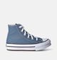 Converse CT All Star Eva Lift Baskets en Bleu pour filles (351196)