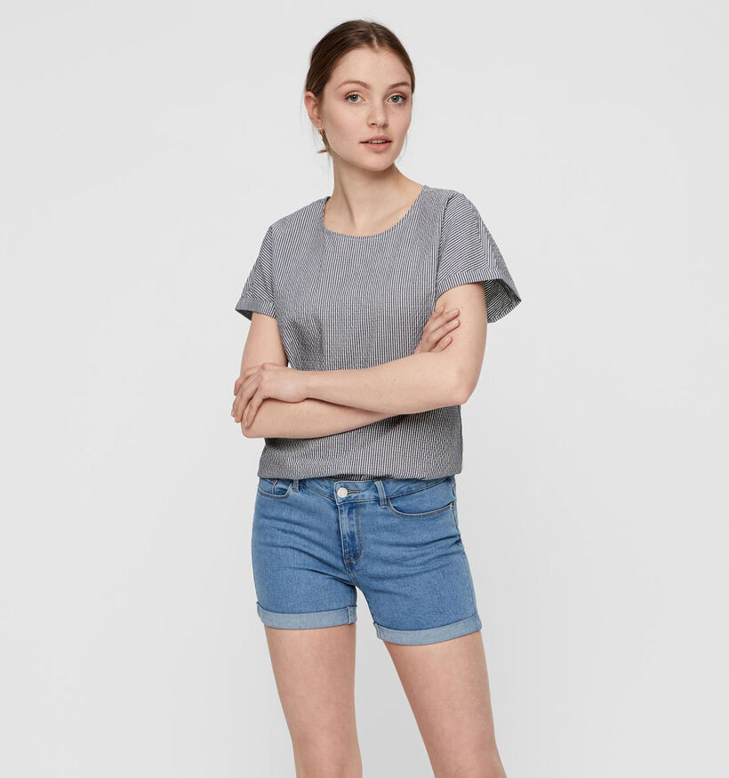 Vero Moda Hot Seven Short en Bleu (286654)