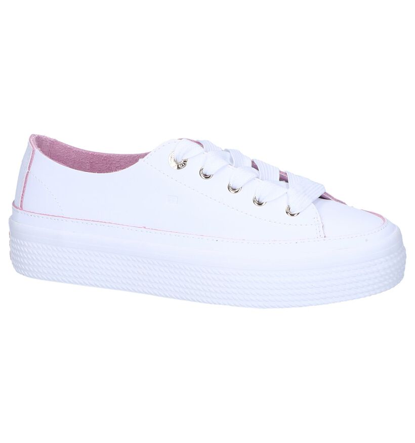 Tommy Hilfiger Baskets basses en Blanc en cuir (241739)