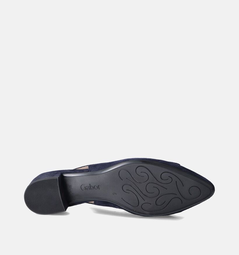 Gabor Escarpins slingback en Bleu pour femmes (355054)