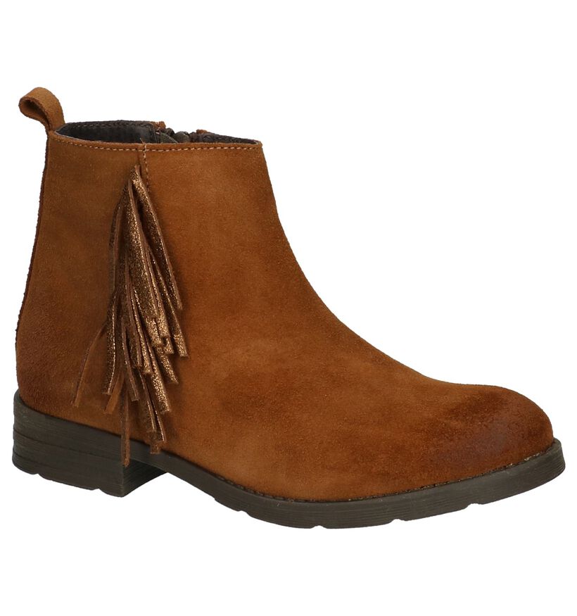 Cognac Geklede Boots Hampton Bays in daim (205381)