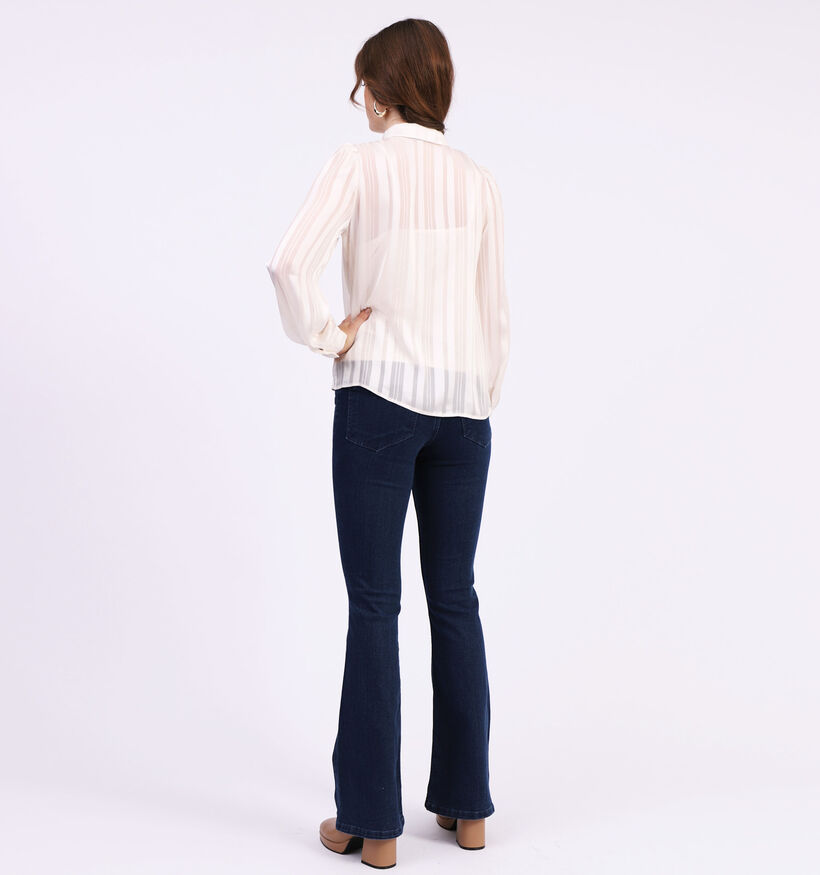Pieces Peggy Blauwe Flared Jeans voor dames (318295)