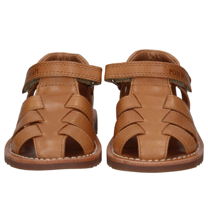 Pom d'Api Waff Papy Cognac Sandalen voor jongens (304805)