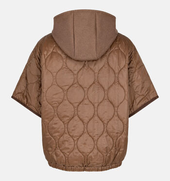 Laurent David Manteaux Marron/Bordeaux