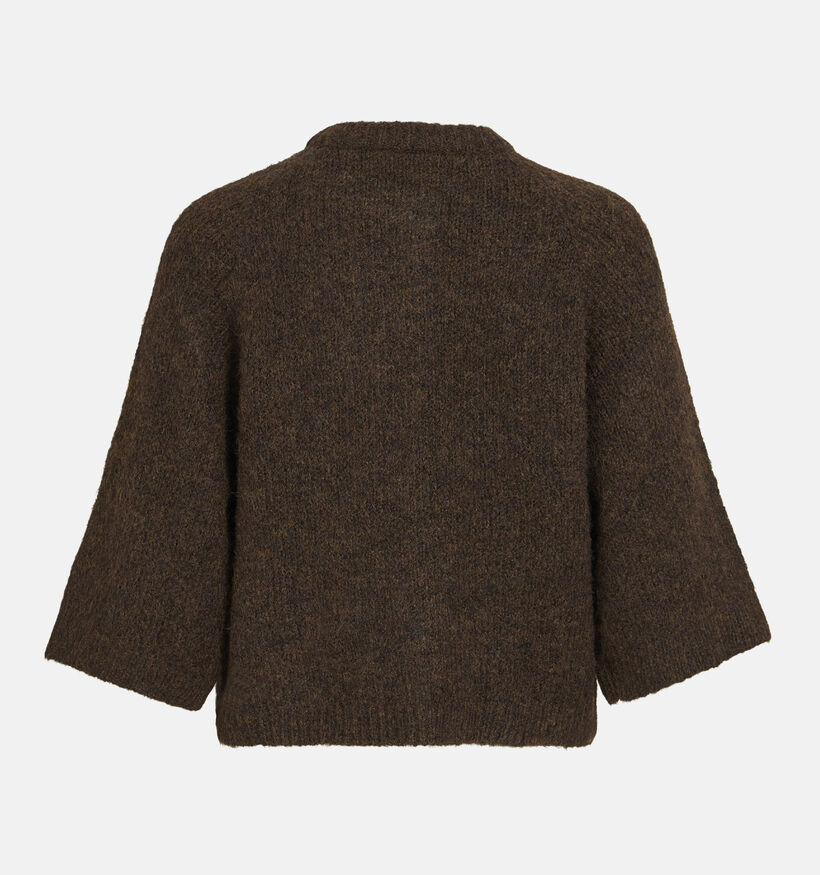 Vila Marley Gilet en Brun fonc&eacute; pour femmes (382052)