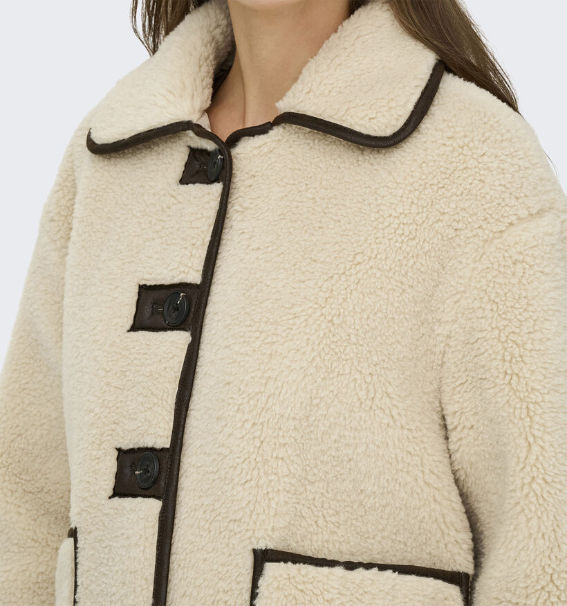 JDY Noella Manteaux courts en Beige pour femmes (378332)