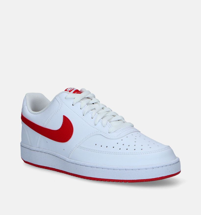 Nike Court Vision Low Next Nature Baskets en Blanc pour garçons, hommes (340403)