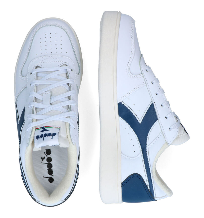 Diadora Magic Baskets en Blanc en cuir (302952)