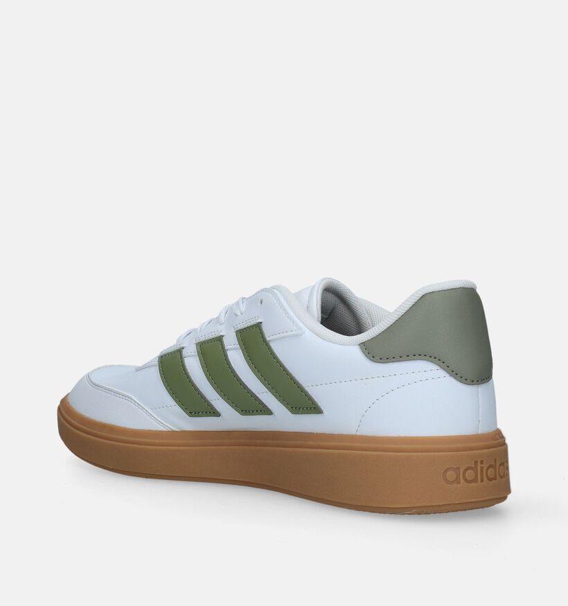 adidas Courtblock Baskets en Blanc pour hommes, garçons (343243)