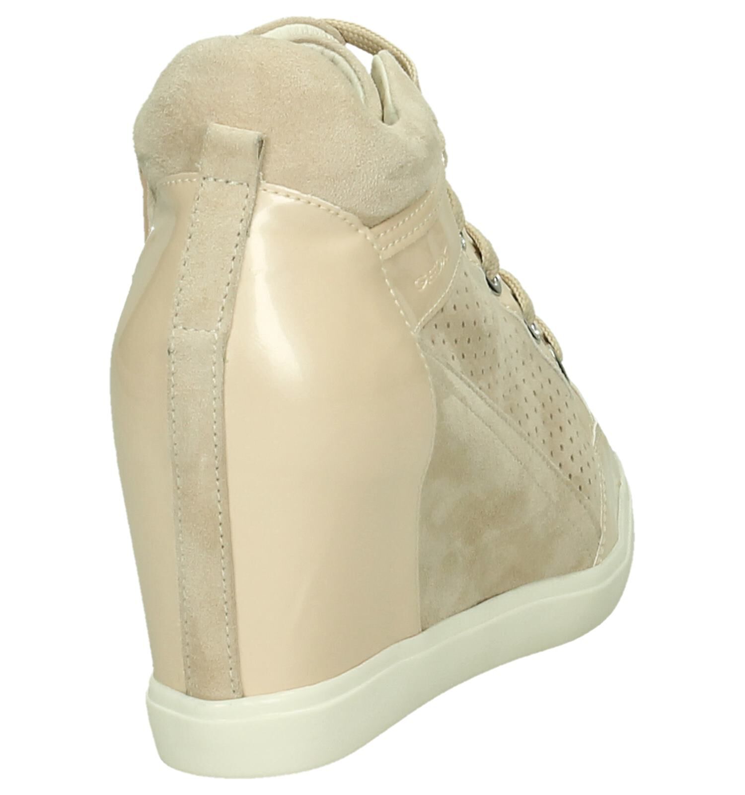 Geox Roze Sneakers met Sleehak Dames Sneakers Online op TORFS.BE