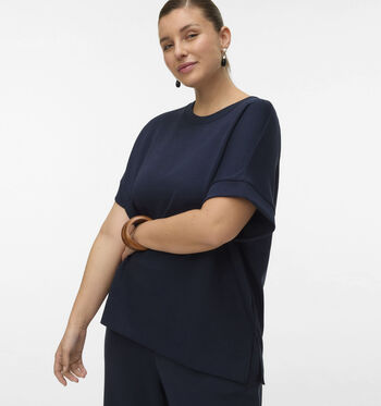 Vero Moda Curve T-shirts Blauw