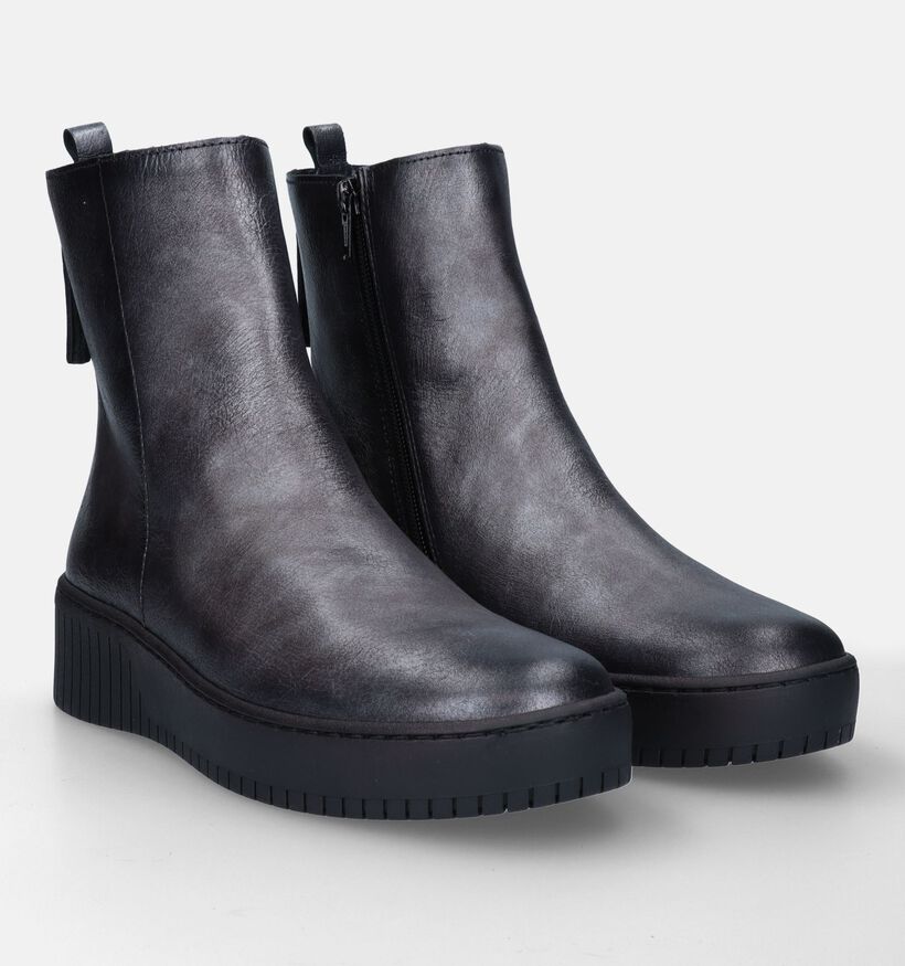 Gabor Best Fitting Grijze Lage enkellaarsjes voor dames (331655) - geschikt voor steunzolen