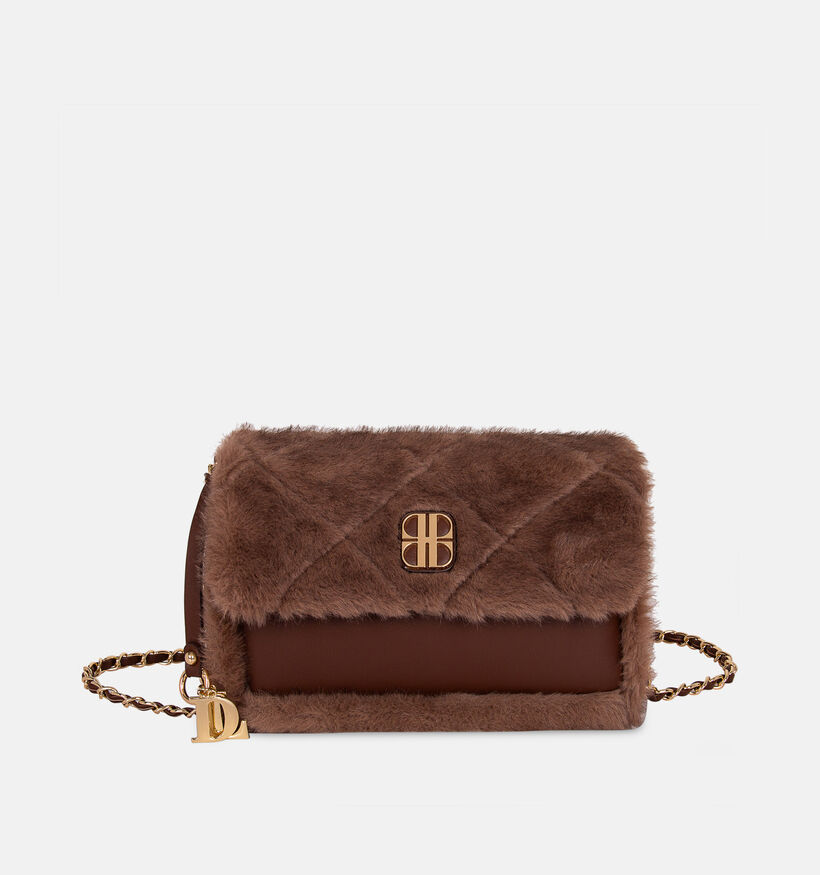 Laurent David Bruine Crossbodytas voor dames (381489)