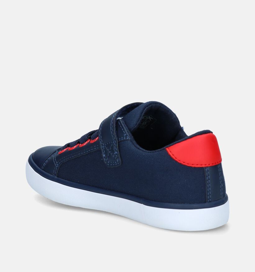 Geox Gisli Chaussures à velcro en Bleu pour garçons (335775) - pour semelles orthopédiques