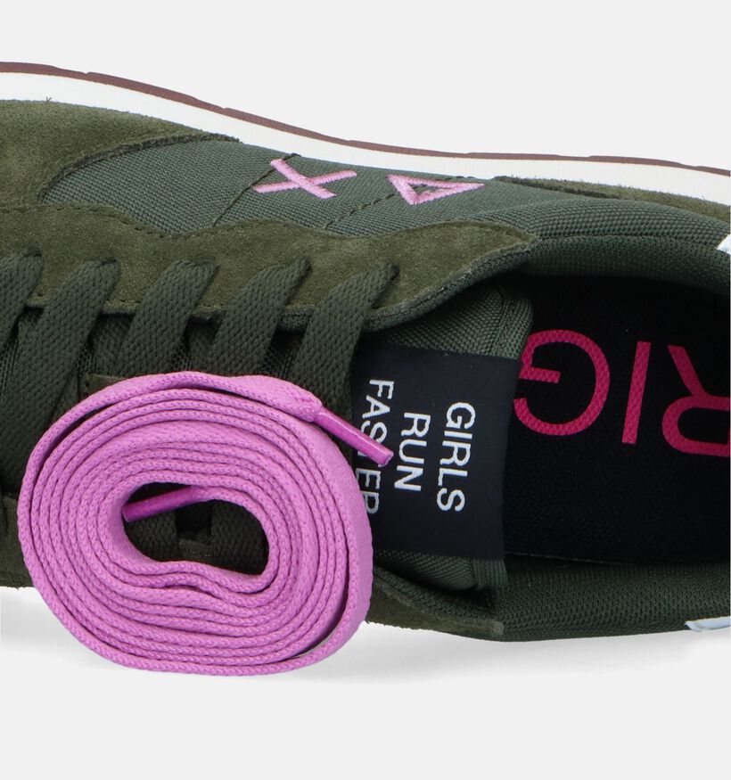 Sun 68 Ally Solid Nylon Paarse Sneakers voor dames (345695) - geschikt voor steunzolen