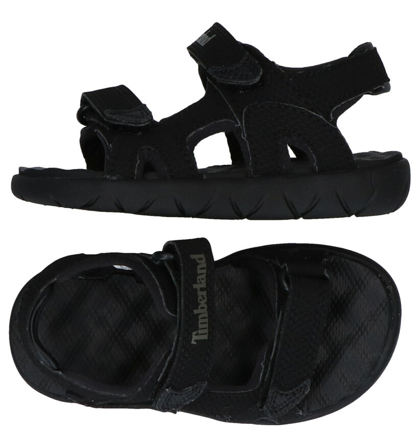 Timberland Perkins Row Zwarte Sandalen voor jongens (305829)